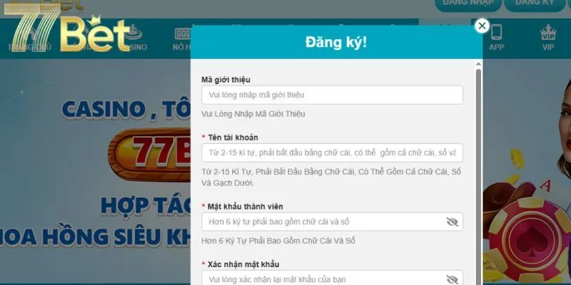 Câu hỏi thường gặp 77BET nhận được về tài khoản
