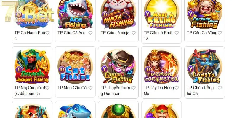 Game bắn cá với đồ họa bắt mắt